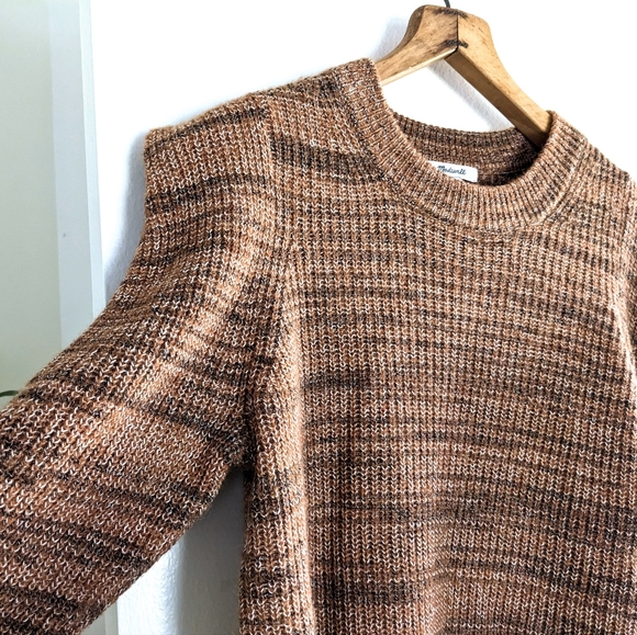 NWT Madewell Space-Dyed Prentiss Pullover Knit Alpaca Sweater - Picture 5 of 13